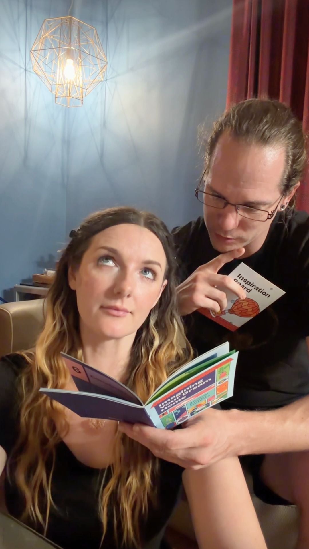Load video: A video of a couple's experience playing Dream Home.