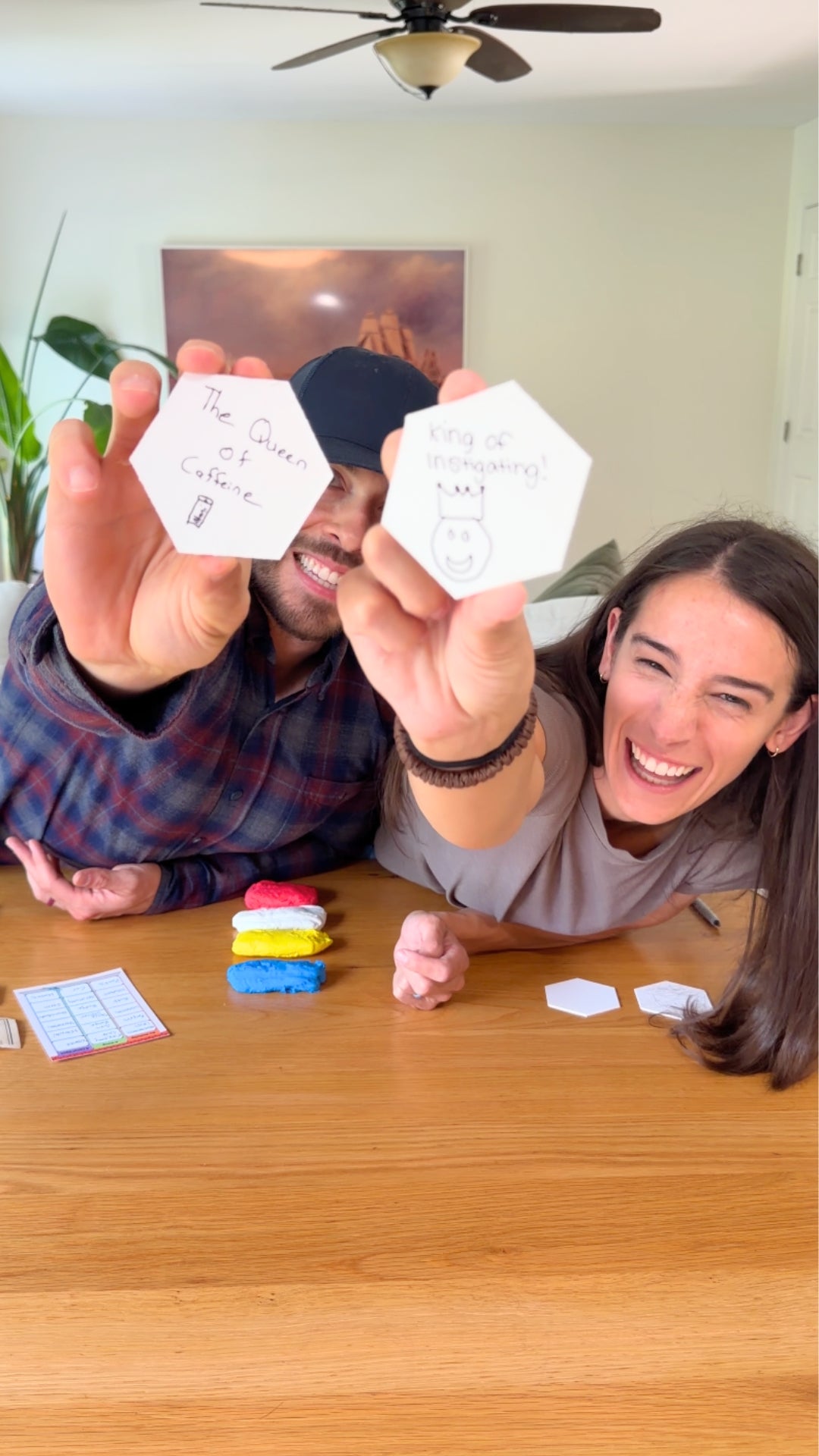 Load video: A video of a couple's experience playing Dream Home.