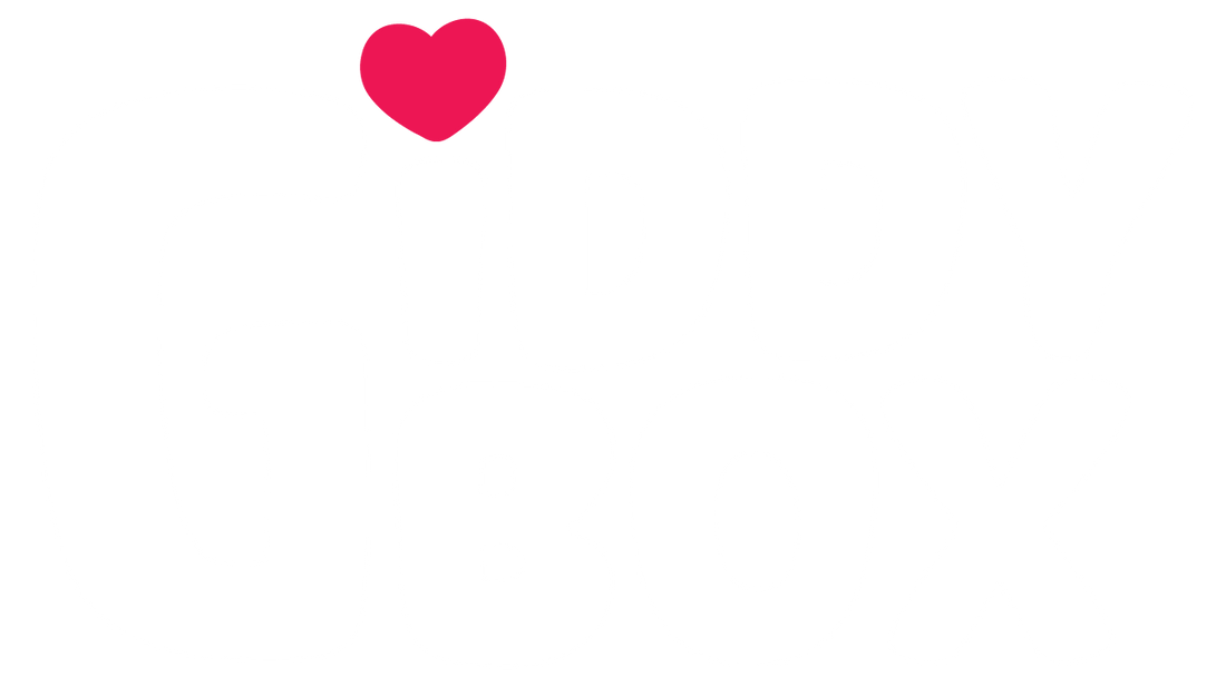 The GiddyBox logo (white letters, with a crimson heart over the I, on a transparent background).