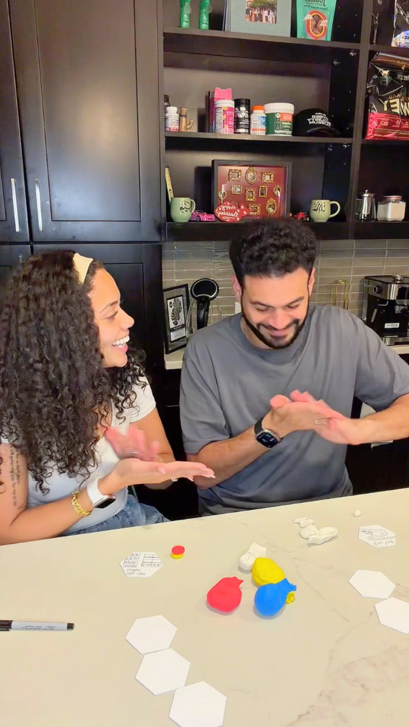 A video of a couple's experience playing Dream Home.